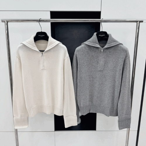 [Premium] 로로피아나 캐시미어 터틀넥 지퍼 여성 스웨터 [2컬러]