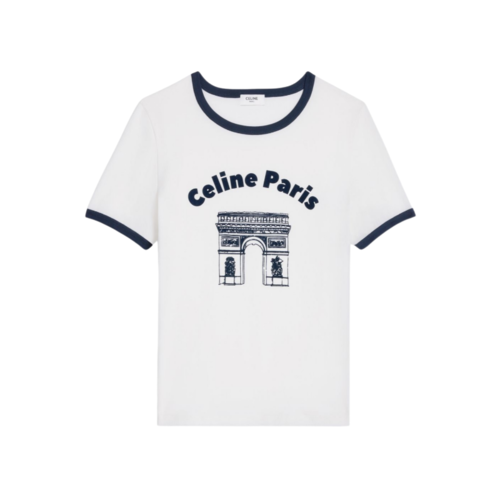 [Premium] 셀린느 TRIOMPHE 70&#039;S 코튼 티셔츠 [매장-90만원대]